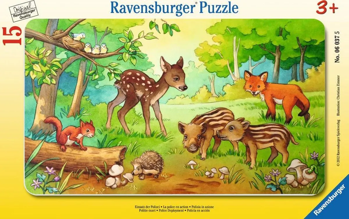 Ravensburger Jonge Dieren in het Bos Puzzel