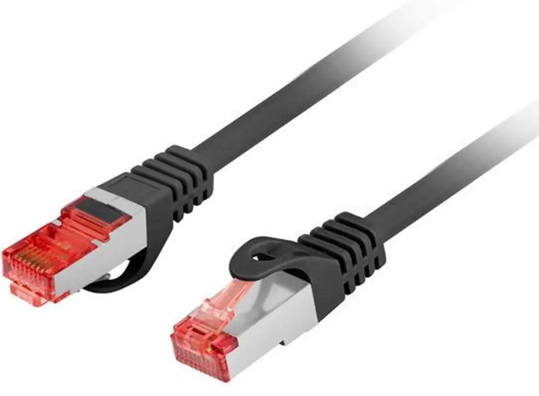 Lanberg Patchcord S/Ftp Cat.6 0.25M Lszh Cu Fluke Passed Black
