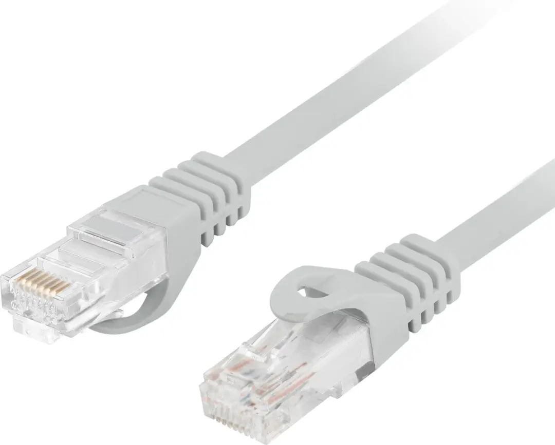 Lanberg Cat.6 UTP Ethernet-kabel 1m - Grijs