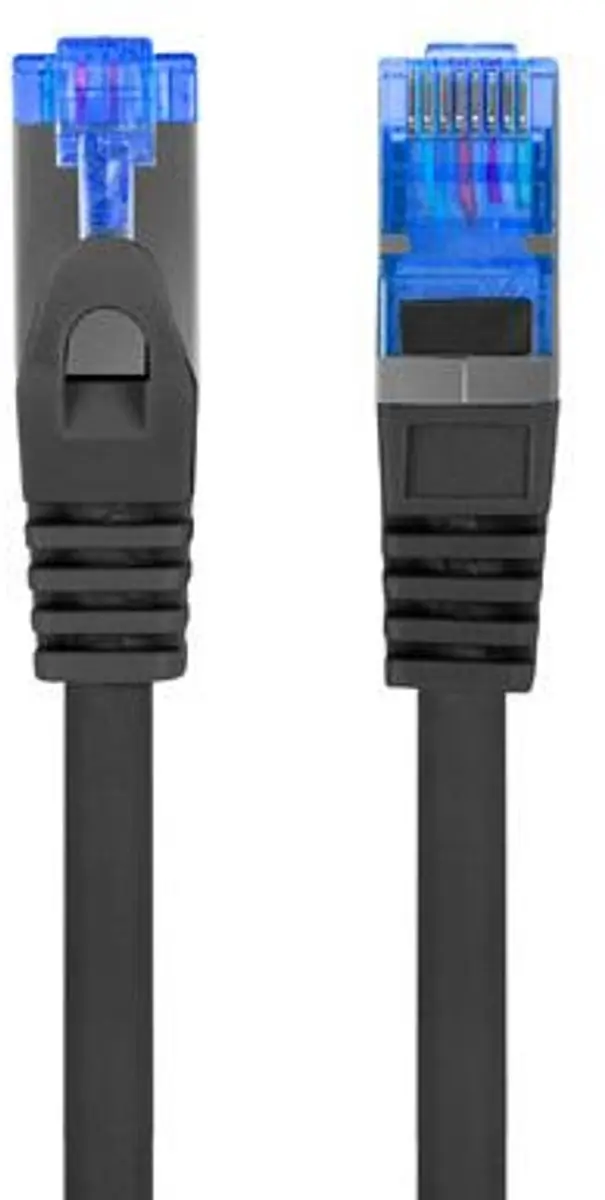 Lanberg S/FTP Cat.6A Kabel 0,25m - LSZH CCA - Fluke Passed - Zwart - afbeelding 6 van 6