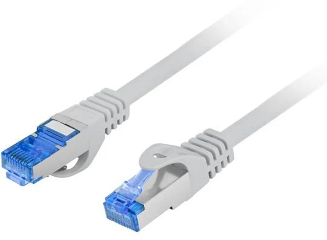 Lanberg Patchcord Cat 6A SFTP 0,25m - CCA - Szary - afbeelding 4 van 4