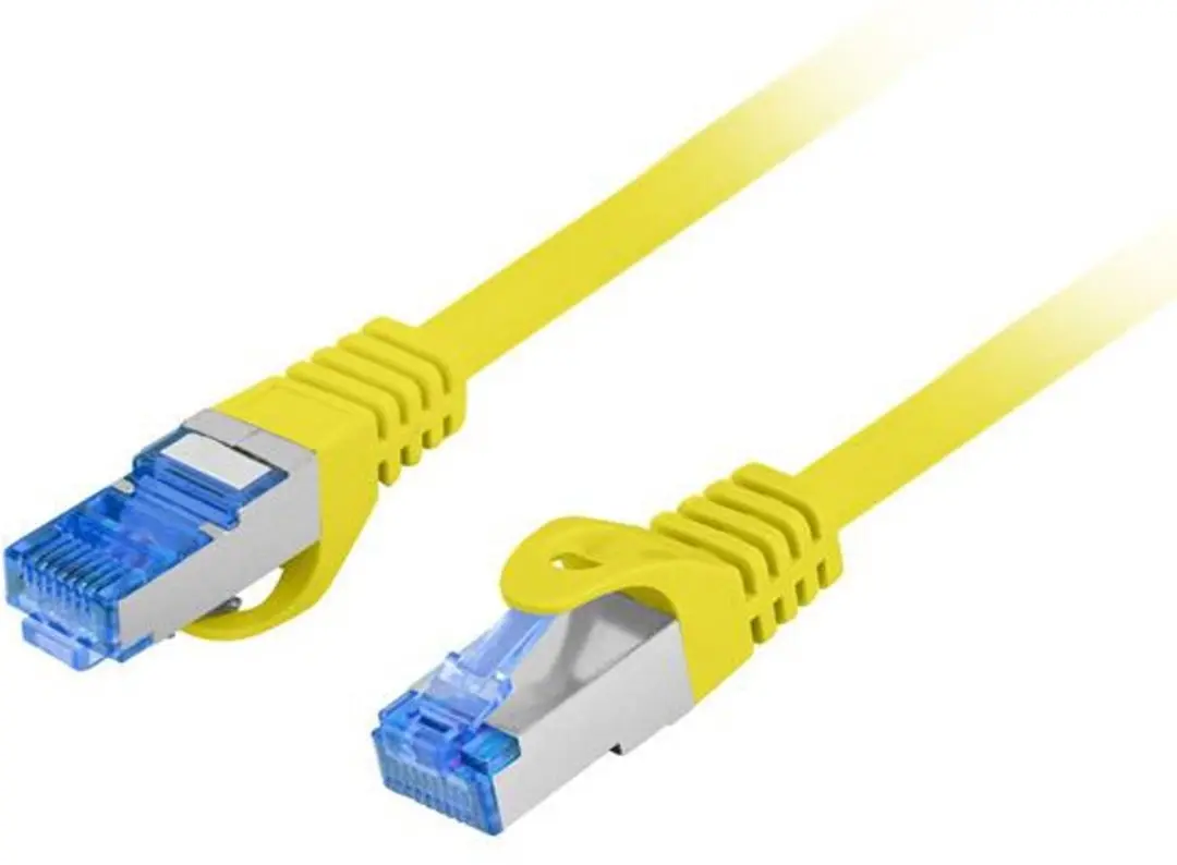 Lanberg Patchcord Sftp-Kabel Voor Switch, Router, Hub, Computer 0,25M Lszh Geel