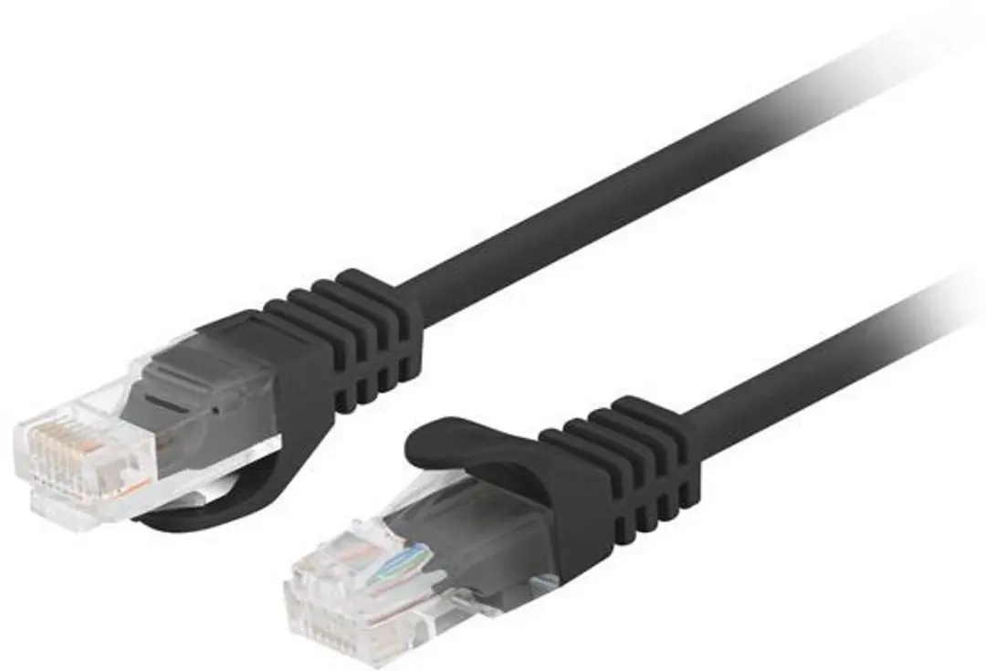 Lanberg Patchcord UTP Cat 6 RJ45 1M - 10 Stuks Transparant - afbeelding 5 van 5