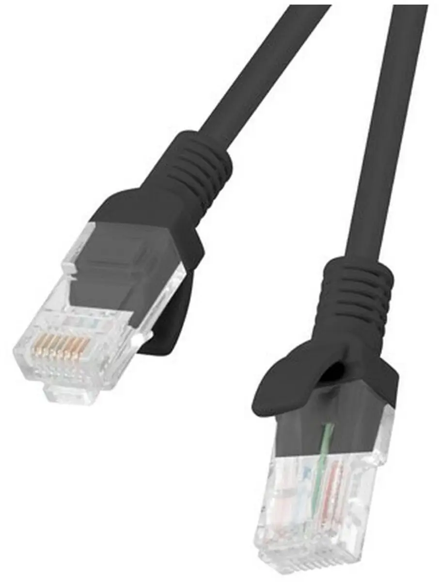 Stevige UTP-netwerkkabel categorie 6 Lanberg PCU6-20CC-0300-BK Zwart 3 m