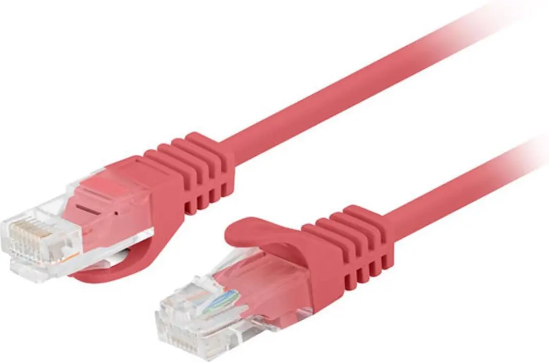 Lanberg PCU6-20CC-0100-R netwerkkabel Rood 1 m Cat6 U/UTP (UTP)