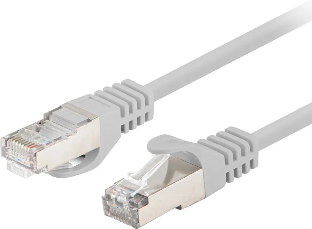 Lanberg Cat.6 FTP Ethernet-kabel 0,5m - 10 Stuks - Grijs - afbeelding 3 van 4