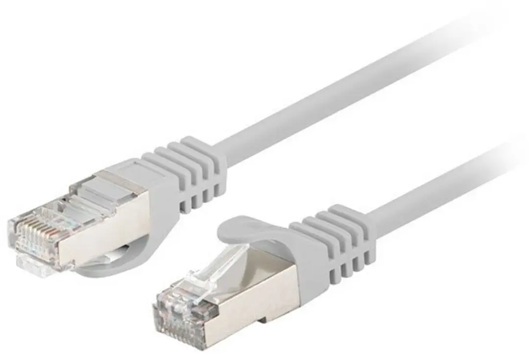 Lanberg Patchcord Cat6 FTP 1M - 10 Stuks - Grijs - afbeelding 3 van 3