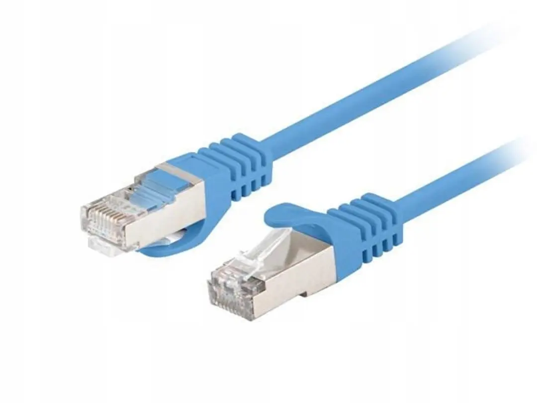Lanberg Patchcord Rj45 Ftp Cat 6 Voor Computernetwerk 0,5M Blauw 10 Stuks