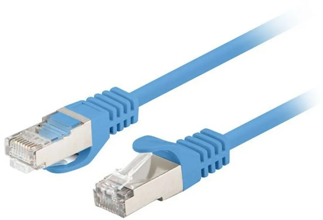 Lanberg Netwerk Patchcord Ftp Cat6 3M Blauw 10 Stuks Voor Router En Switch