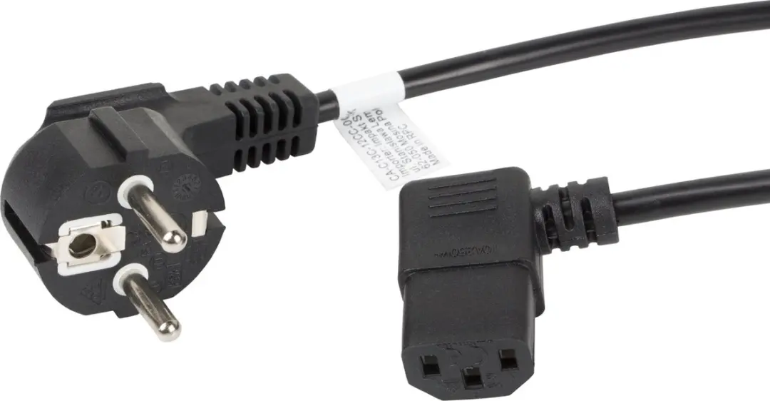 Lanberg CA-C13C-12CC-0030-BK Elektriciteitssnoer - 3m - Zwart - afbeelding 2 van 2