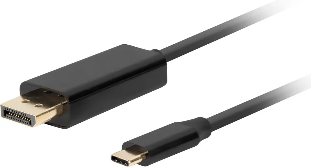 Lanberg Usb-C Naar Displayport-Adapter 0,5M 4K 60Hz Voor Laptops En Monitoren