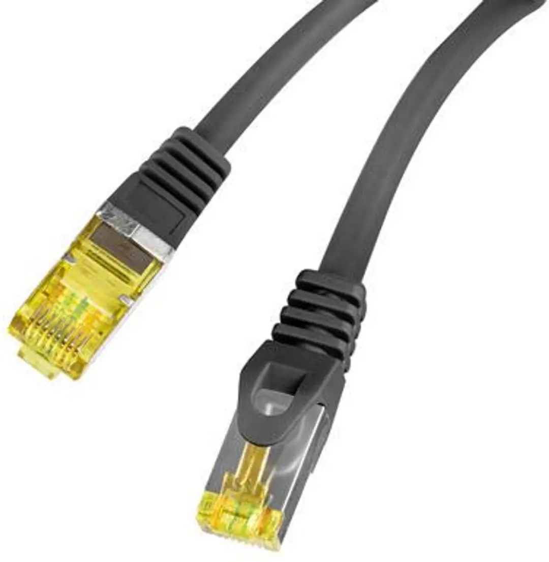 Lanberg Cat6A FTP Patchcord 2m - Zwart - Cu - Fluke Gecertificeerd - afbeelding 2 van 5