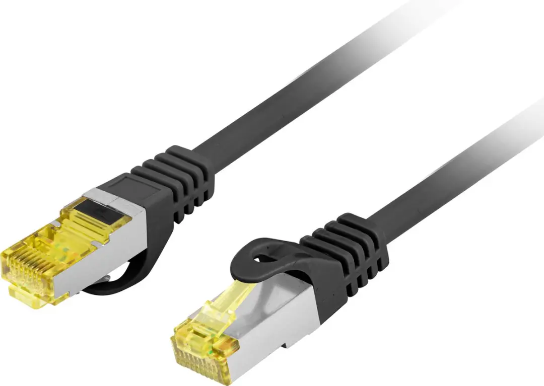 Lanberg Cat6A FTP Patchcord 2m - Zwart - Cu - Fluke Gecertificeerd - afbeelding 3 van 5