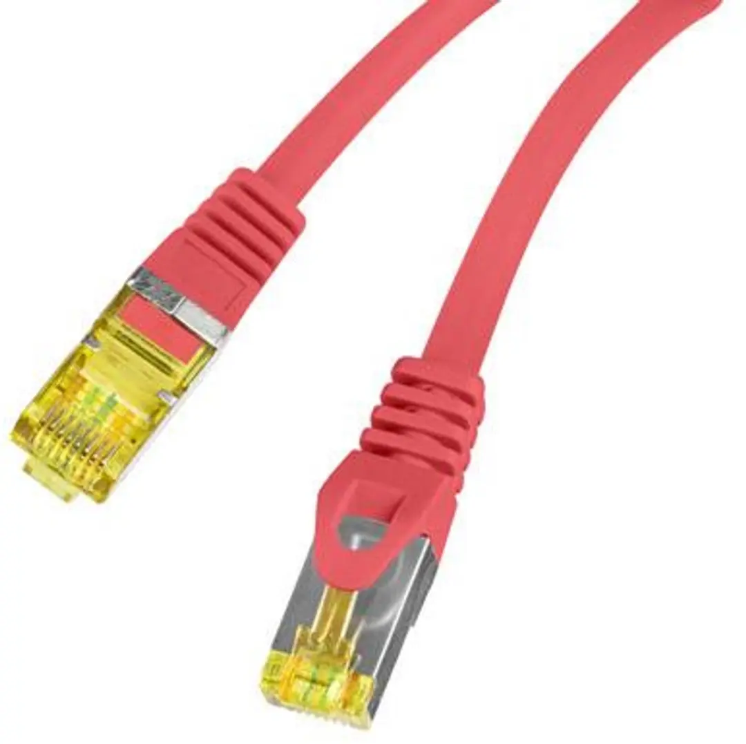 Lanberg PC-F6A-10CU-0050-R Patchcord Cat6A 0.5m - Rood