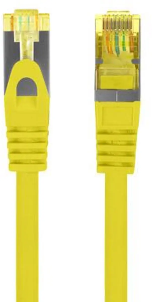 Lanberg Patchcord Cat.6A S/FTP LSZH 0,5m Geel - Fluketested - afbeelding 4 van 4