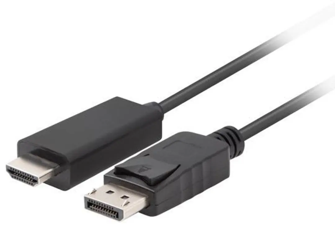 Lanberg DisplayPort-HDMI-adapterkabel 1m - Zwart - afbeelding 5 van 6