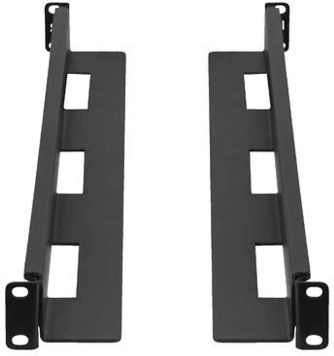 Lanberg AK-1902-B Rackrail 19" Schuifset 650-1090mm - Transparent - afbeelding 6 van 6