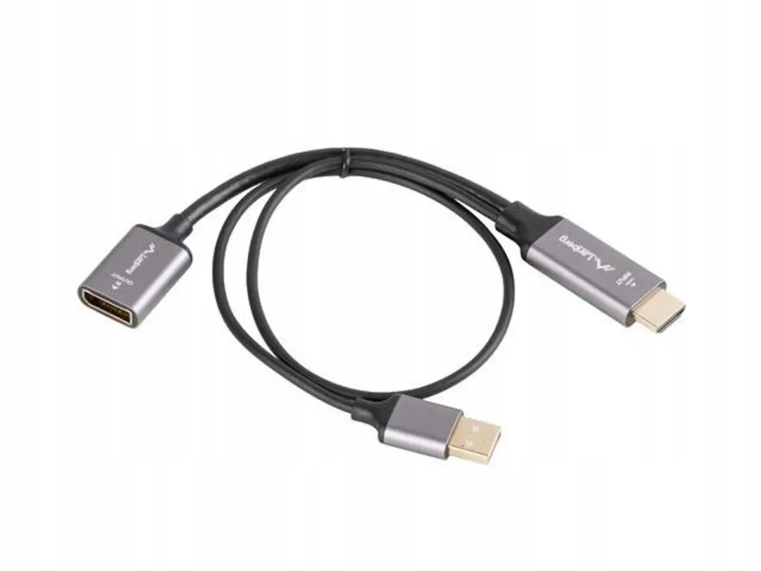 Lanberg AD-HD-DP-02 HDMI naar DisplayPort Adapterkabel - afbeelding 2 van 4