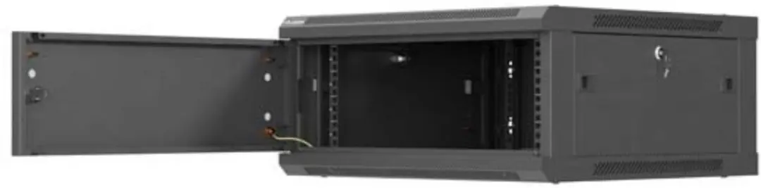 Lanberg 19" Wandkast 4U 600x600 - Zwart