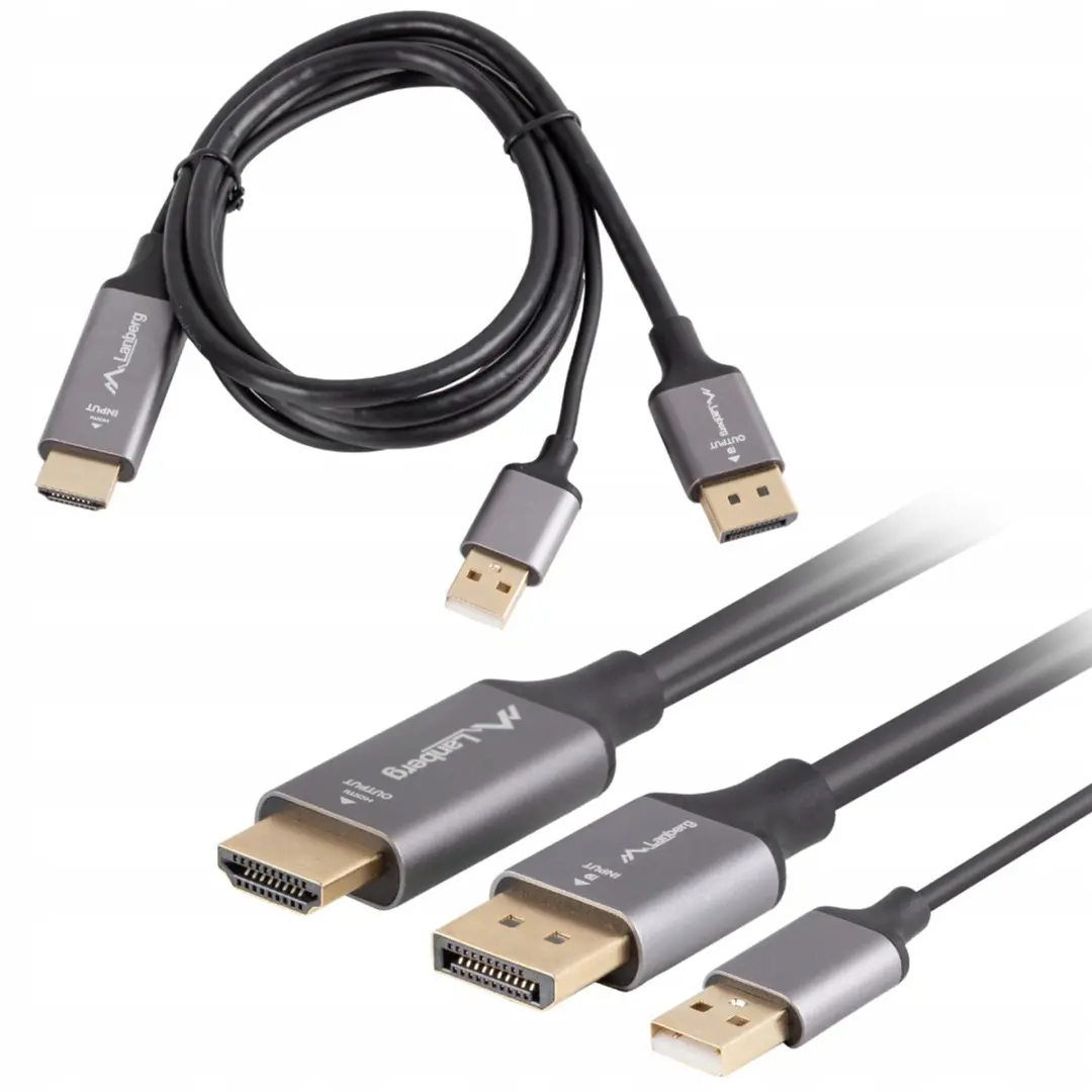 DisplayPort naar HDMI Adapter Kabel 1m 4K 18Gbps