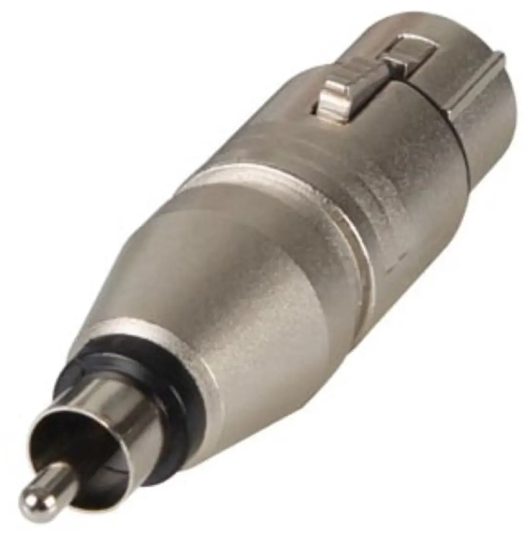 Neutrik Professionele XLR naar RCA adapter, vrouwelijk naar phono plug, audio ve