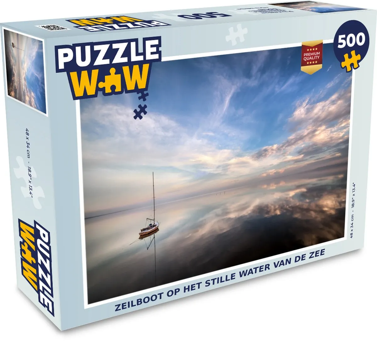 PuzzleWow Zeilboot Legpuzzel 500 Stuks