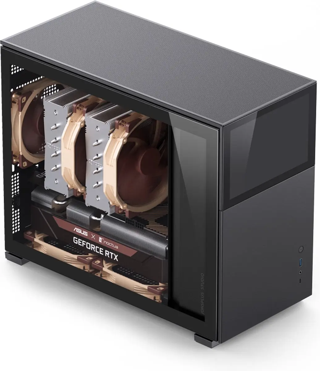 Jonsbo D31 STD Midi Tower - Zwart