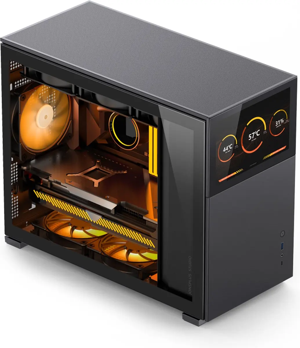 Jonsbo D31 STD Midi Tower - Zwart