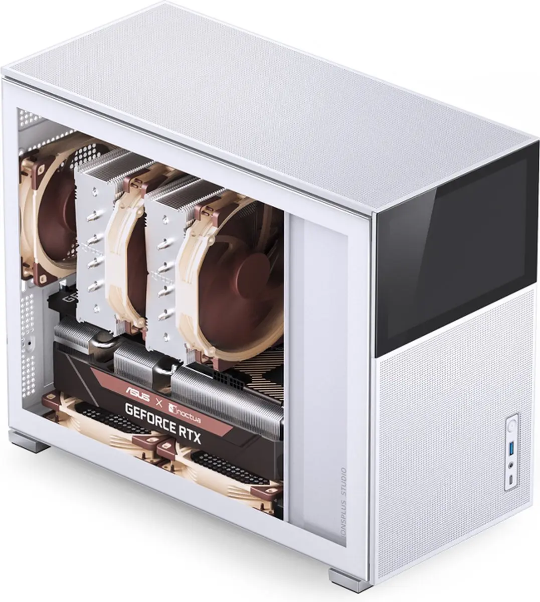 Jonsbo D31 MESH Micro-tower PC-behuizing - Wit