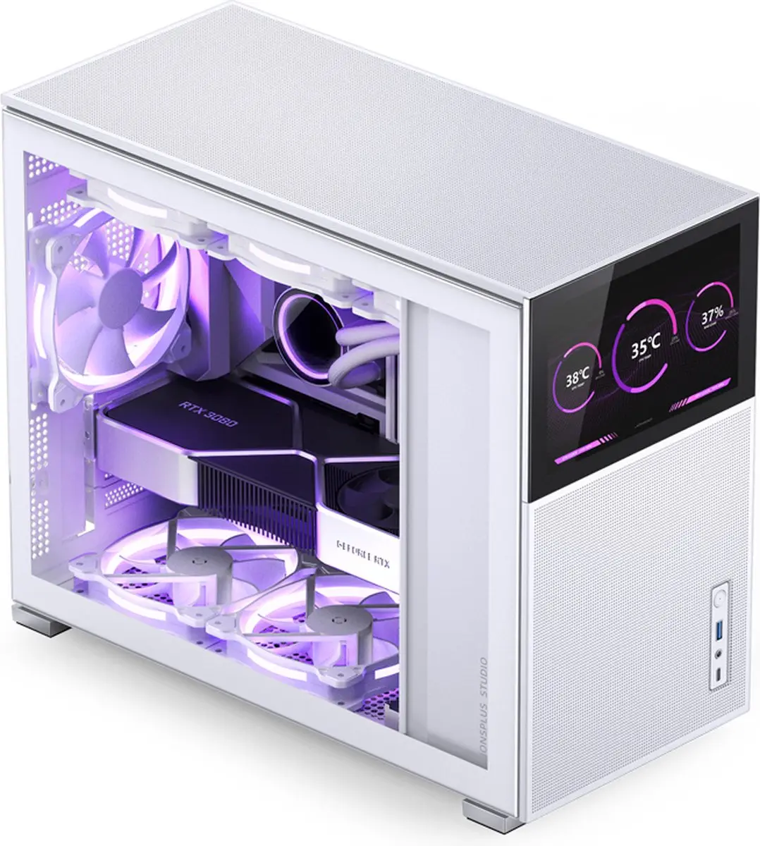Jonsbo D31 MESH Micro-tower PC-behuizing - Wit