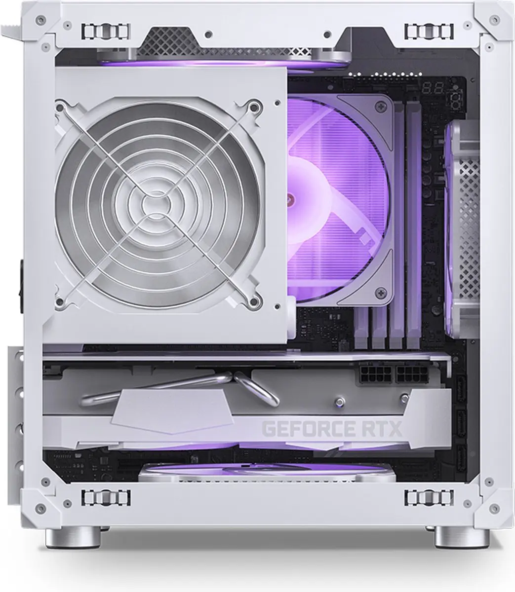 Jonsbo C6 White Micro-tower PC-behuizing - afbeelding 6 van 6