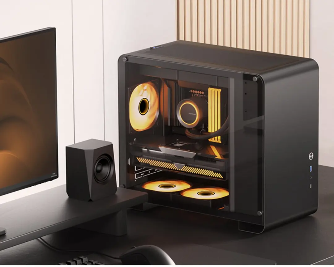 Jonsbo U4 Mini Mini Tower - Zwart - afbeelding 6 van 6