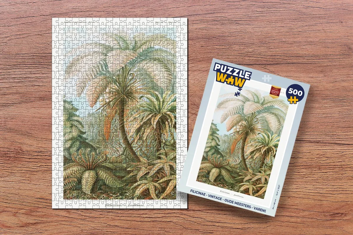 PuzzleWow Vintage Oude Meesters Legpuzzel 500 Stuks - Multicolor