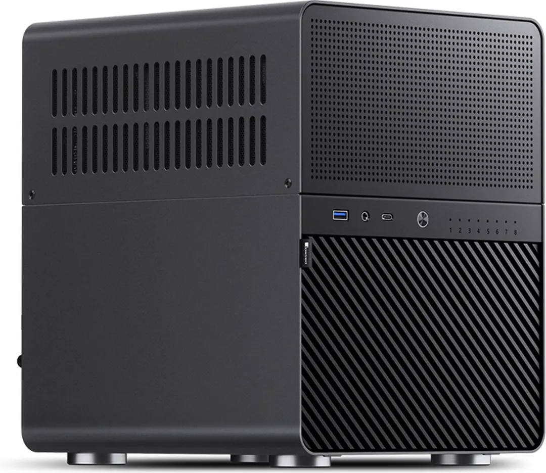 Jonsbo N3 Mini Tower Behuizing - 8x 3.5" 1x 2.5" - Zwart