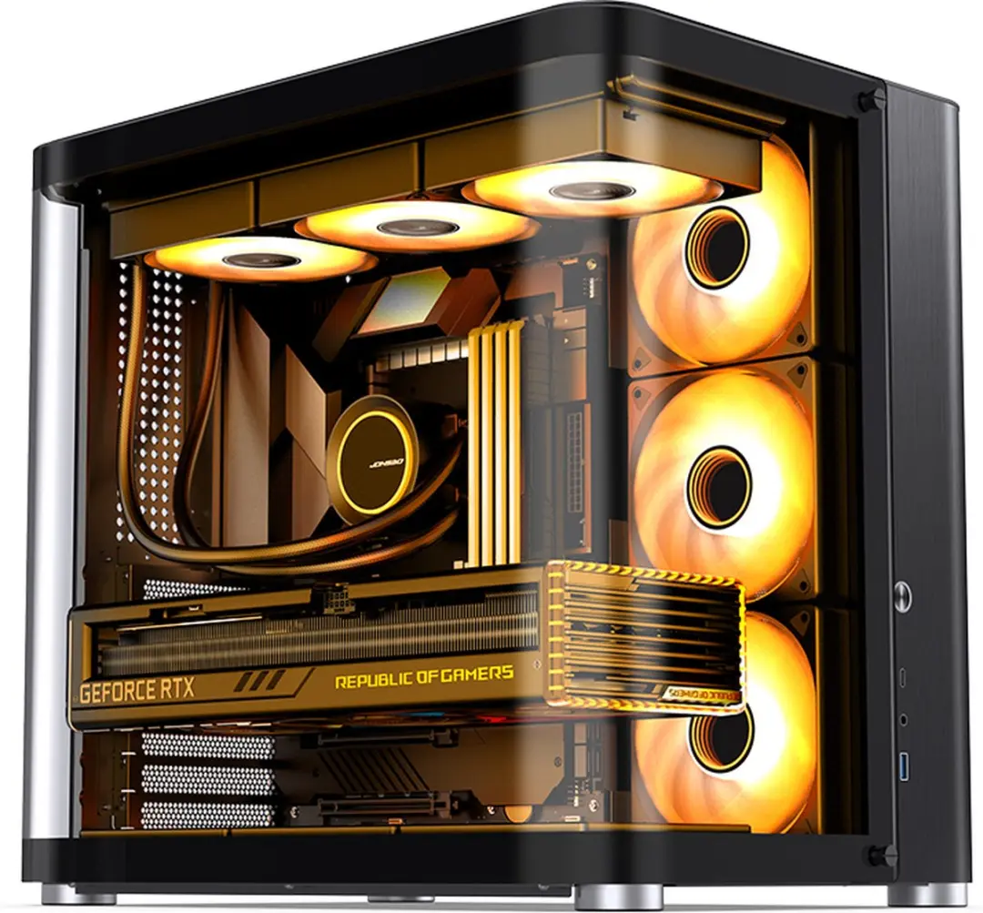 Jonsbo TK-2 2.0 Midi Tower - Zwart