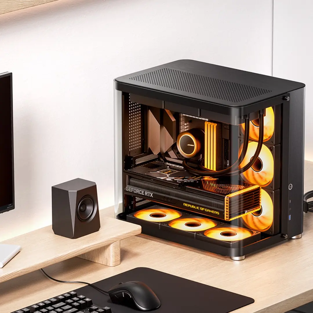 Jonsbo TK-2 2.0 Midi Tower - Zwart