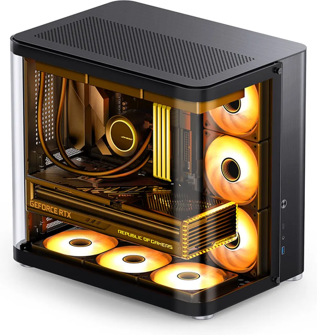 Jonsbo TK-2 2.0 Midi Tower - Zwart