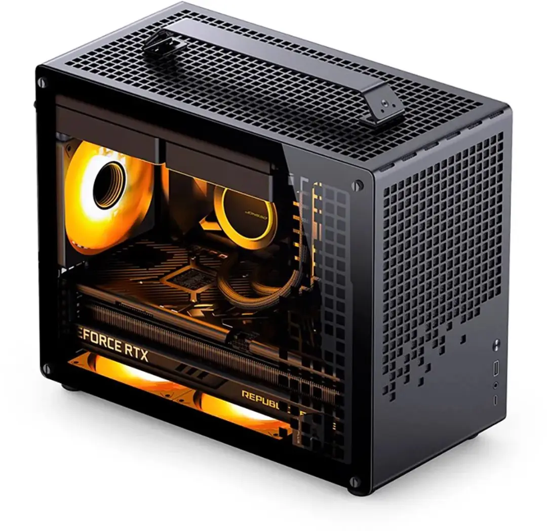 Jonsbo Z20 Black Minitower - 2x 2.5" 1x 3.5" - Zwart