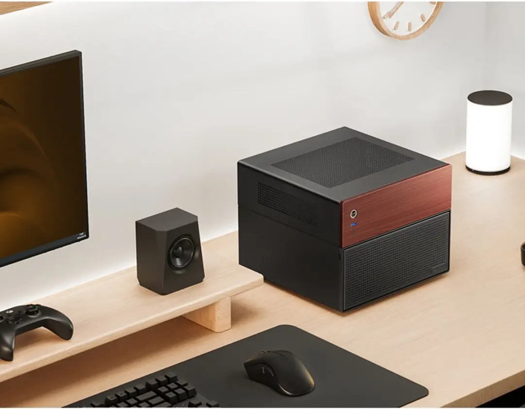 Jonsbo N4 Black Micro Tower - 2x 2.5" + 6x 3.5" - Zwart - afbeelding 6 van 6