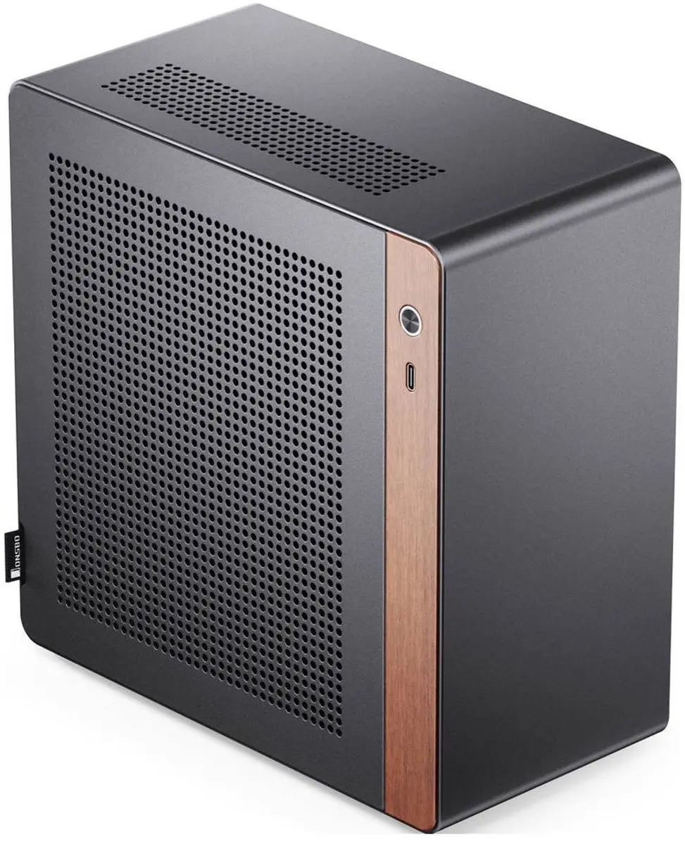 Jonsbo NV10 BLACK Mini-tower Behuizing - Zwart