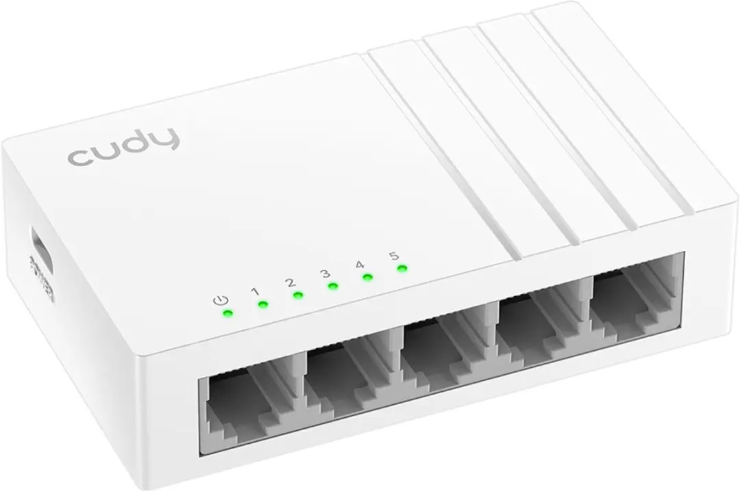 Cudy FS105D Netwerk Switch 5 Poorten Fast Ethernet - Zwart
