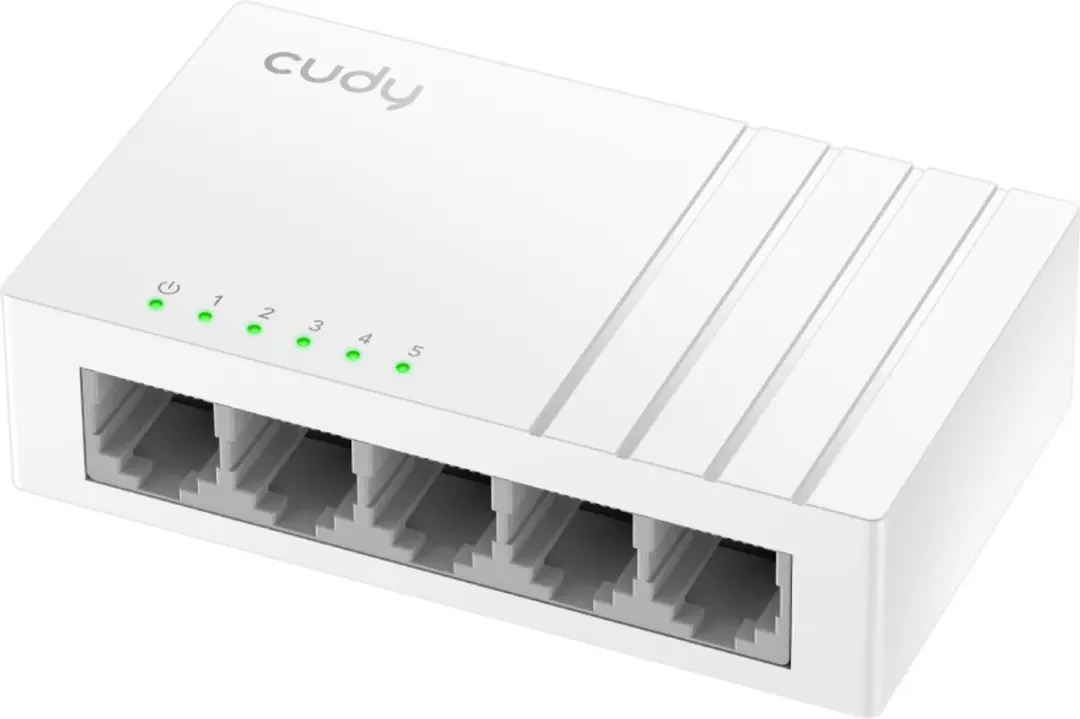 Cudy FS105D Netwerk Switch 5 Poorten Fast Ethernet - Zwart