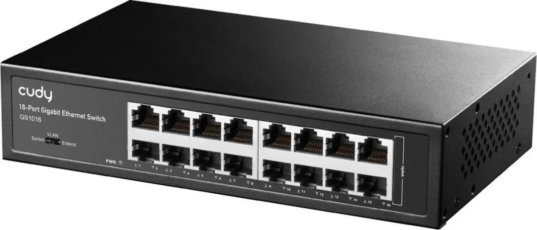 Cudy GS1016 16-Poort Gigabit Switch - Zwart
