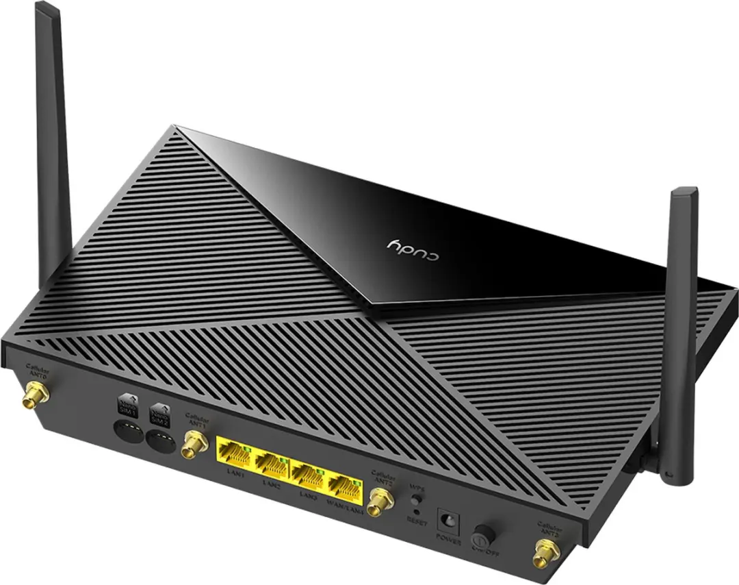 Cudy AX3000 Wi-Fi 6 5G CPE Mesh Router - 4x LAN - Nero