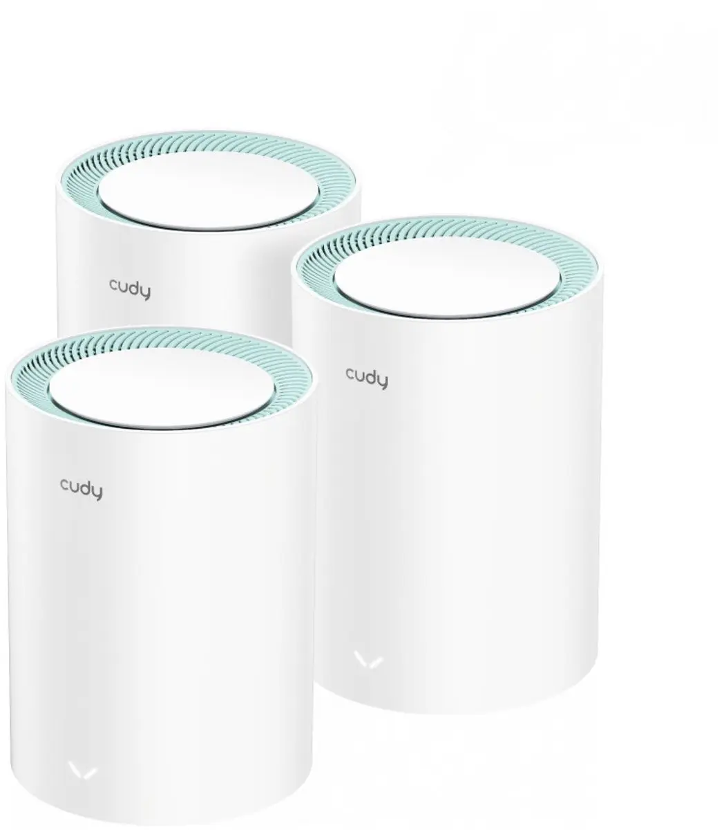 Cudy M1300 Mesh WiFi-systeem 3-pack - AC1200 - Wit