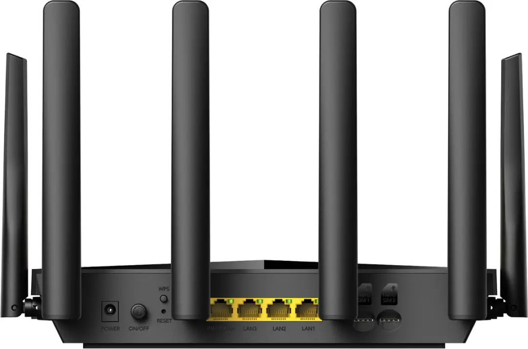 Cudy LT700 AC1200 Router - 4G LTE-CAT6 - 5x Gigabit - Nero