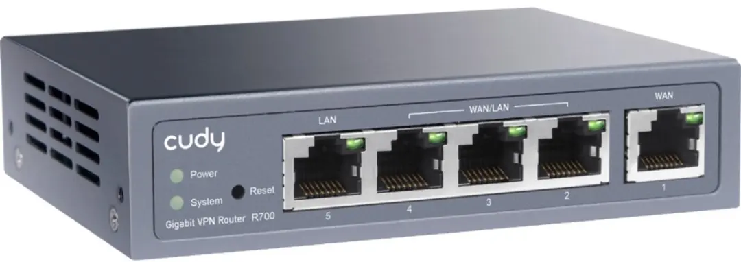Cudy Gigabit Multi-WAN VPN Router - 5x LAN 1x WAN