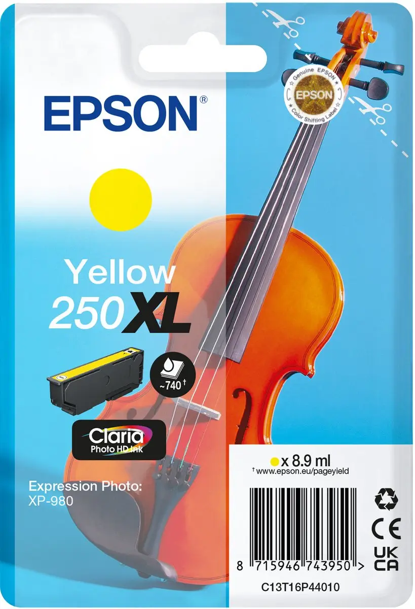 Epson Claria Photo HD Geel 250XL
