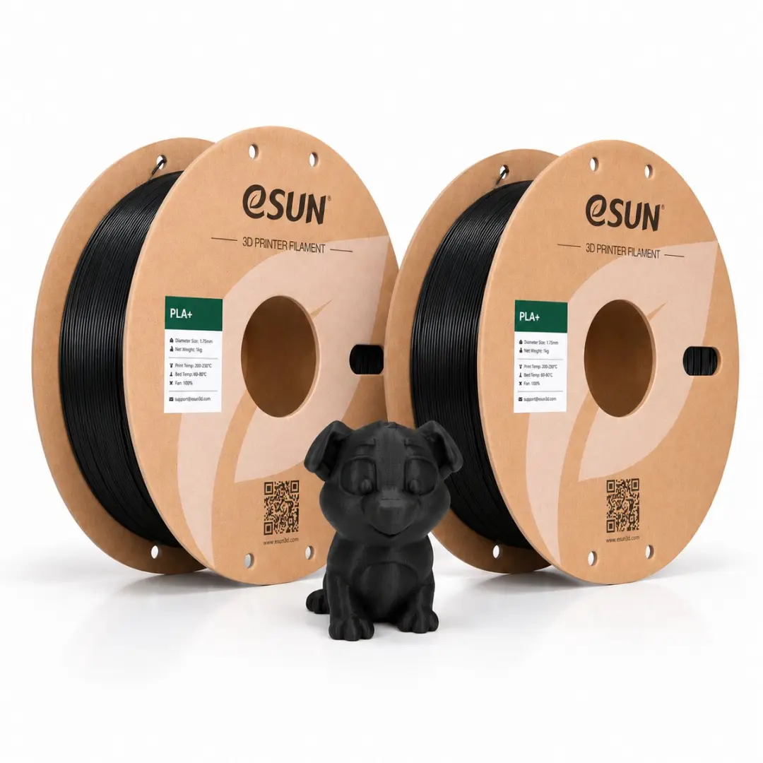 eSUN PLA Basic Filament Zwart 1.75 mm