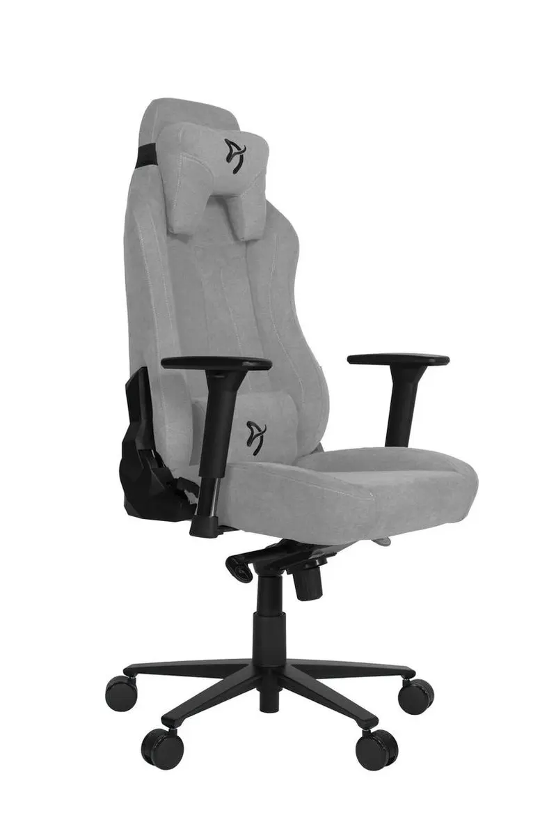 Arozzi Vernazza Soft Fabric Gaming Chair - Light Grey